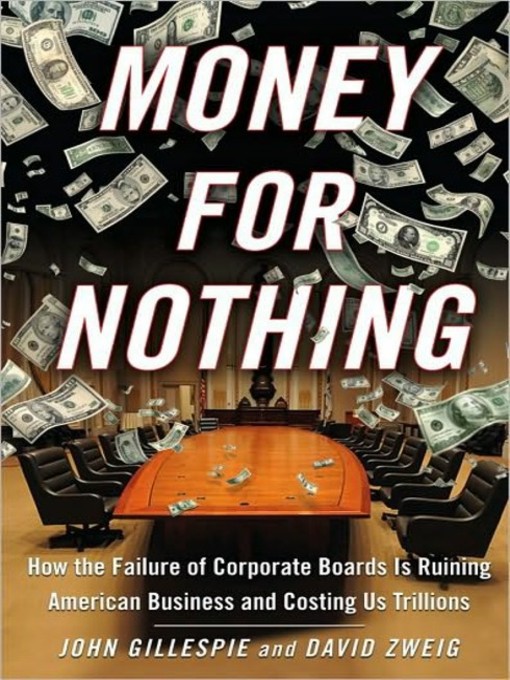 Cover image for Money for Nothing